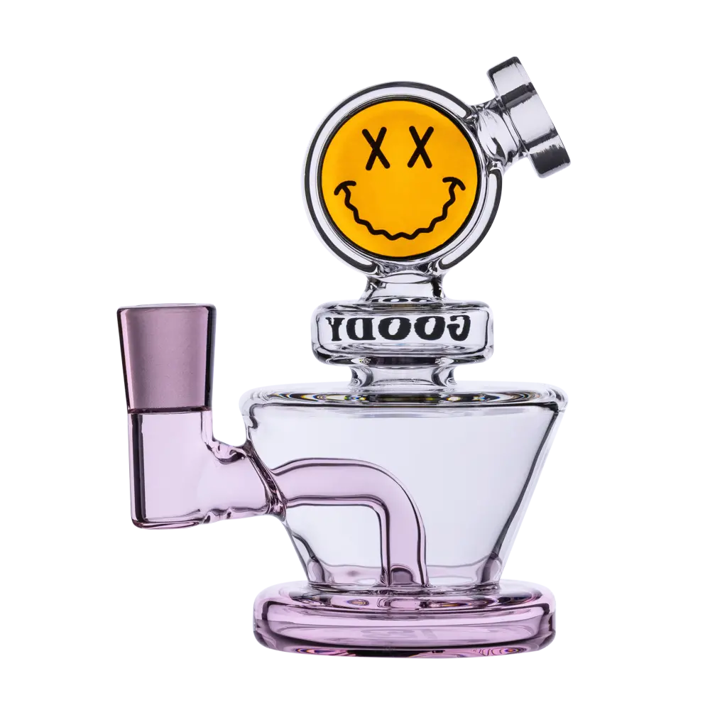 Goody Glass - Big Face Mini Dab Rig 4-Piece Kit 4