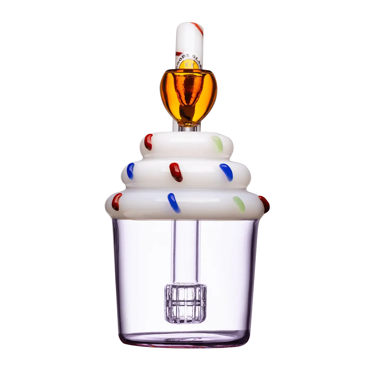 Goody Glass - Cupcake Sprinkle Bubbler 2