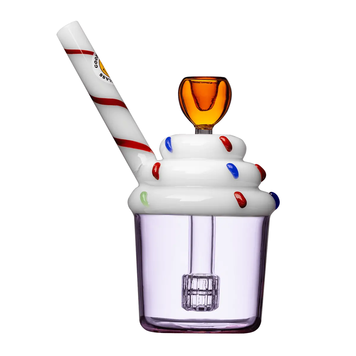 Goody Glass - Cupcake Sprinkle Bubbler 1