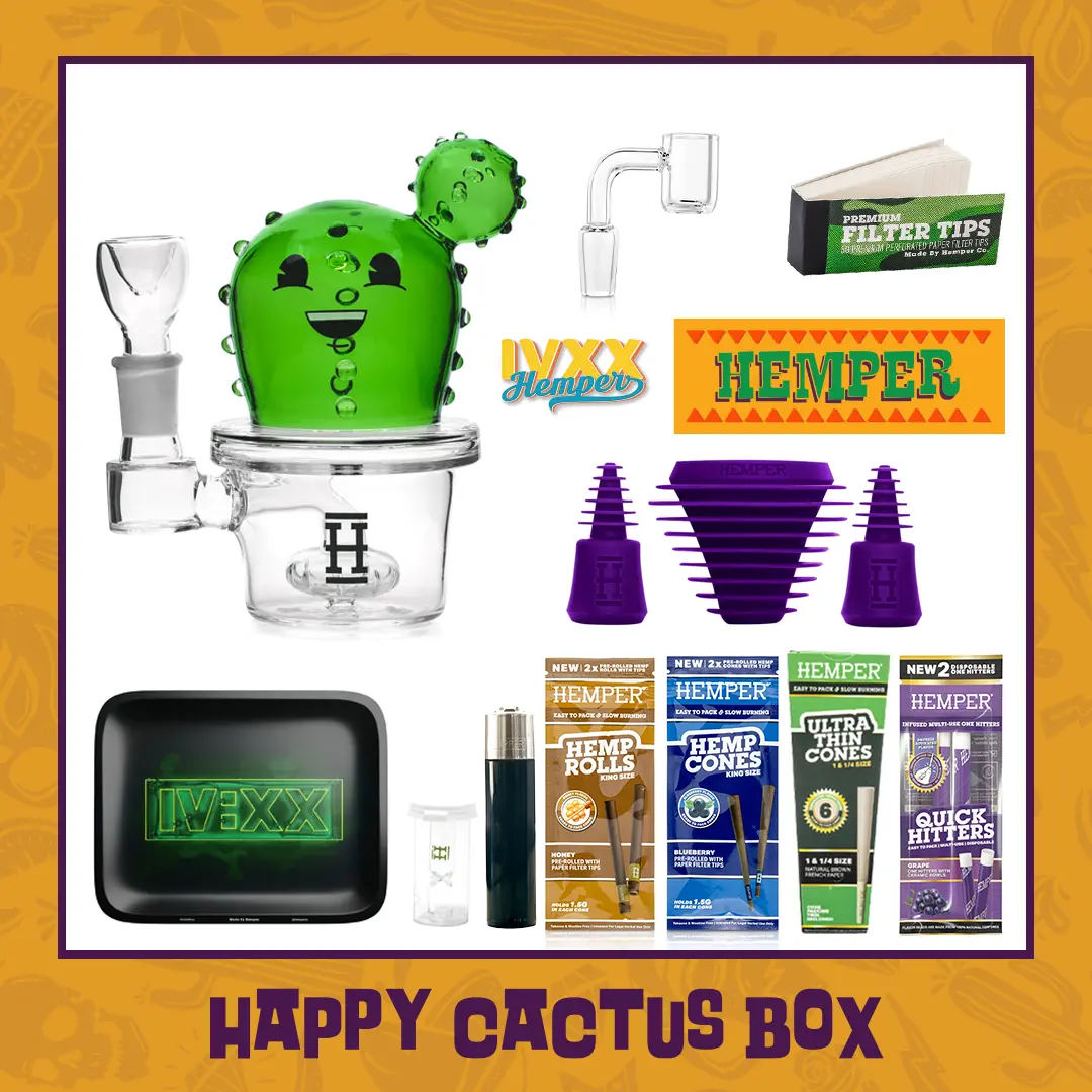 Happy Cactus Bong Box 1