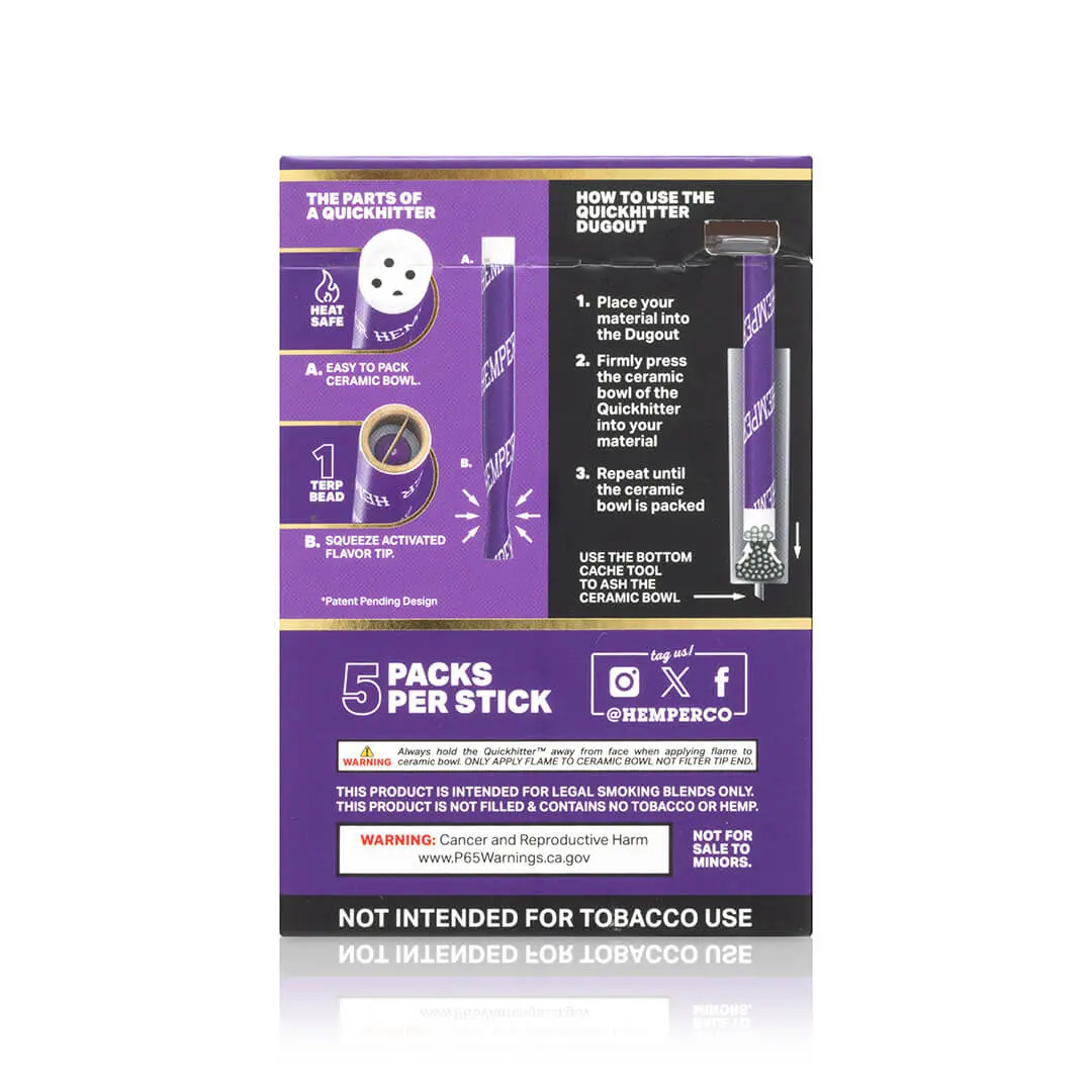 Quick Hitters Dugout Pack - Grape 2