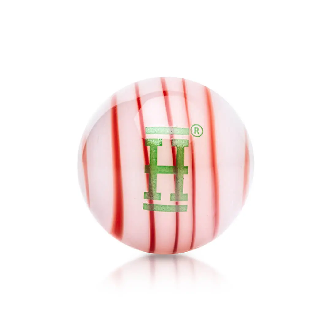 Candy Cane Swirl Glass Carb Cap 1