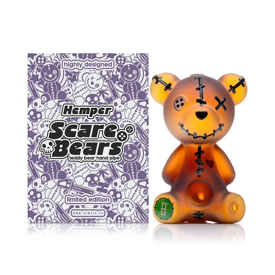 Scare Bears Teddy Bear Hand Pipe 1