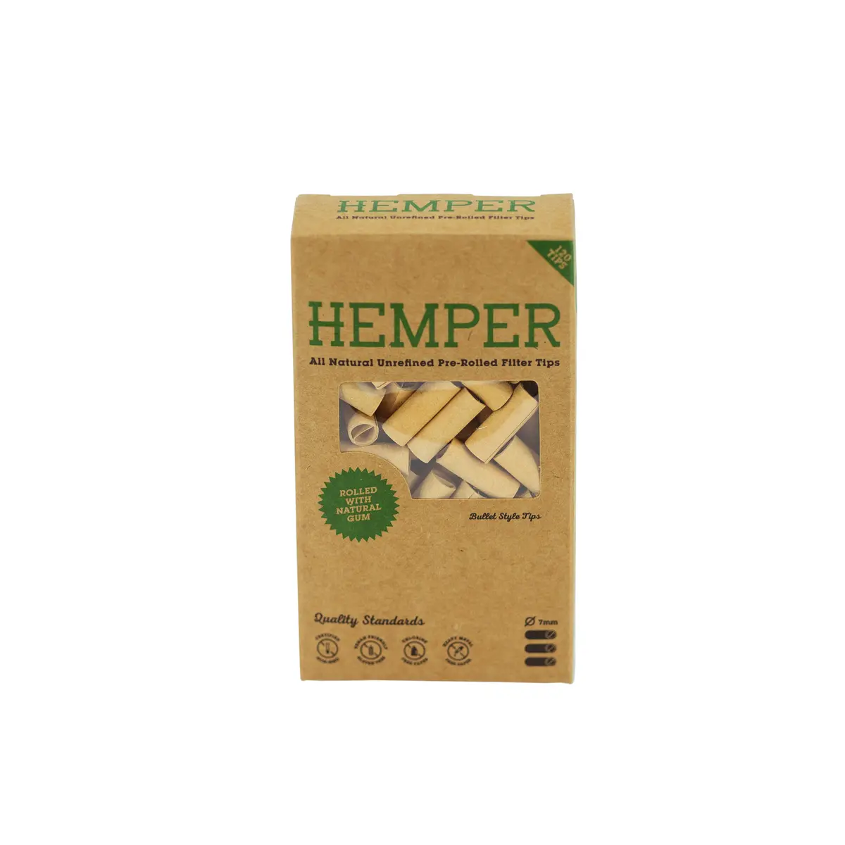 Pre-Rolled Bullet Filter Tips - 120Ct 1