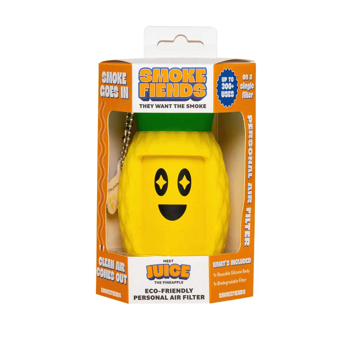 Smoke Fiends - Personal Air Filter Juice The Pineapple Themed Eco-Friendly 1