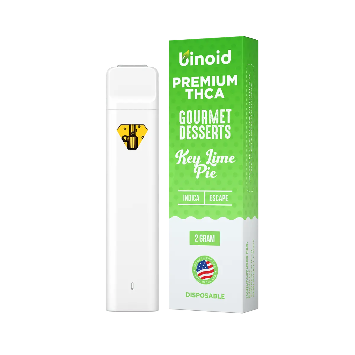 Binoid Thca Key Lime Pie Disposable Vape 1