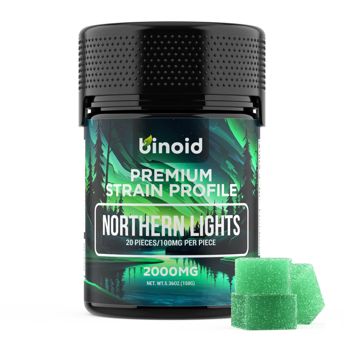 Binoid Strain Northern Lights Gummies 1