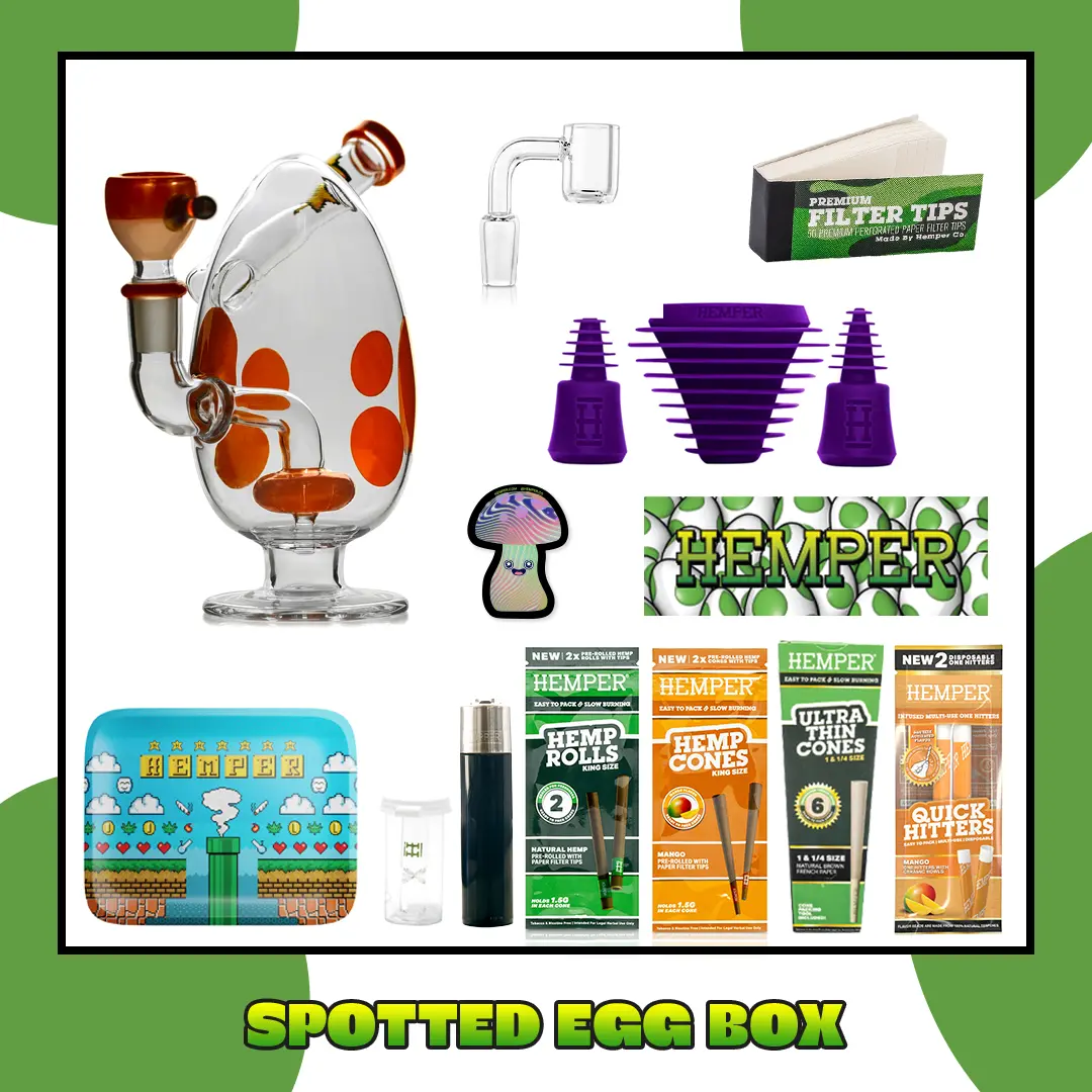 Spotted Egg Bong Box 2