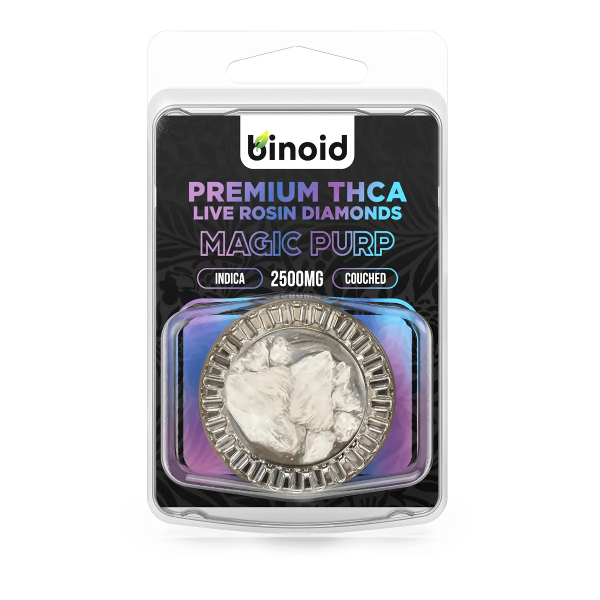 Binoid Thca Magic Purp Live Rosin Diamonds 1
