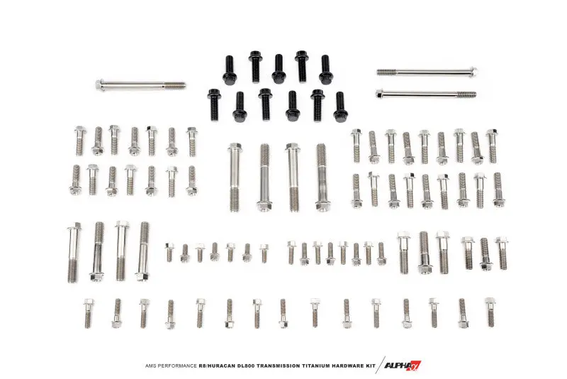 Ams Performance 14-24 Audi R8/Lamborghini Huracan Dl800 Transmission Titanium Hardware Kit 1