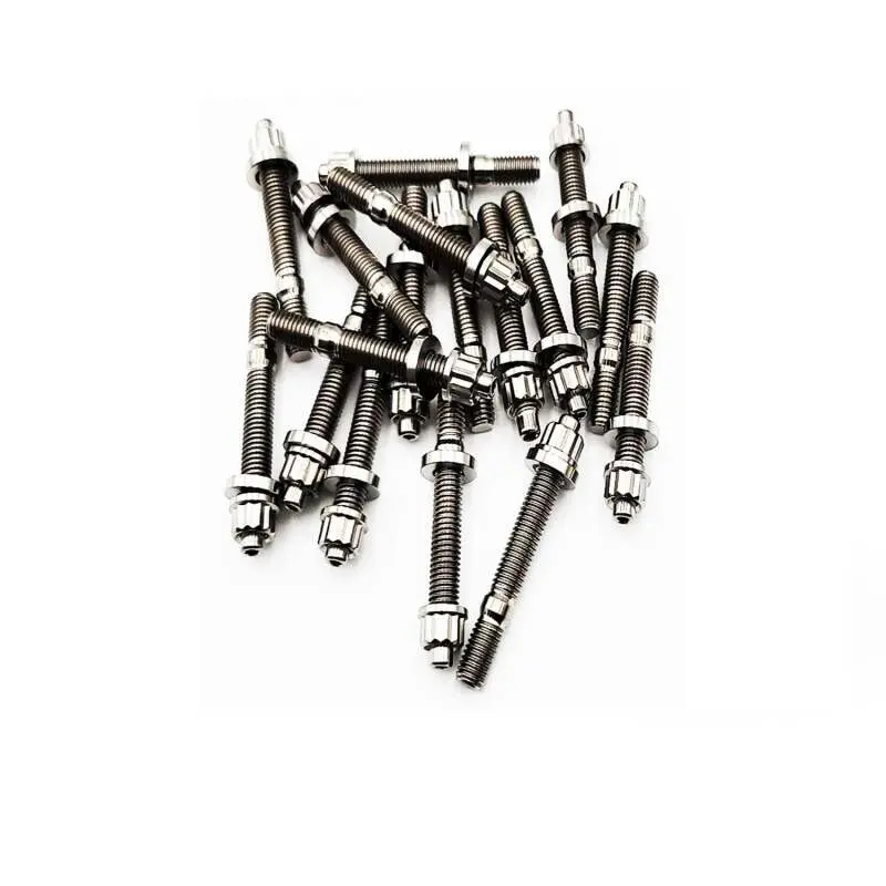 Blox Racing Xtreme Titanium Intake/Exhaust Manifold Studs Raw 65Mm 9-Piece Kit 1