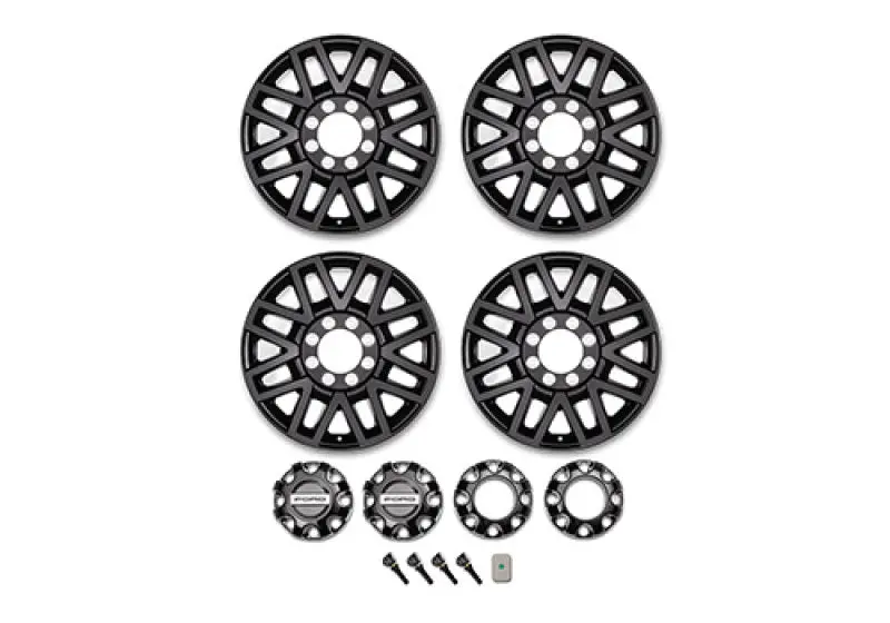 Ford Racing 23-24 Super Duty 20X8in Premium Black Painted Aluminum Wheel 1