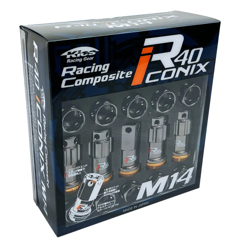 Project Kics 14X1.50 Classical Lock W/ Capless Lug Nuts 16+4 1