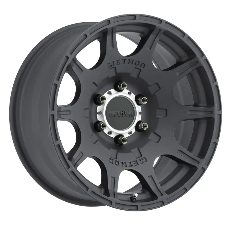 Method Mr308 Roost 17X8.5 0Mm Offset 6X5.5 106.25Mm Cb Matte Black Wheel 1