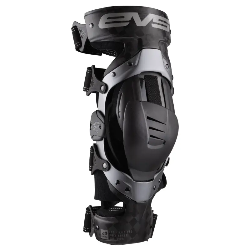 Evs Axis Pro Knee Brace Black/Grey - Small/Right 1