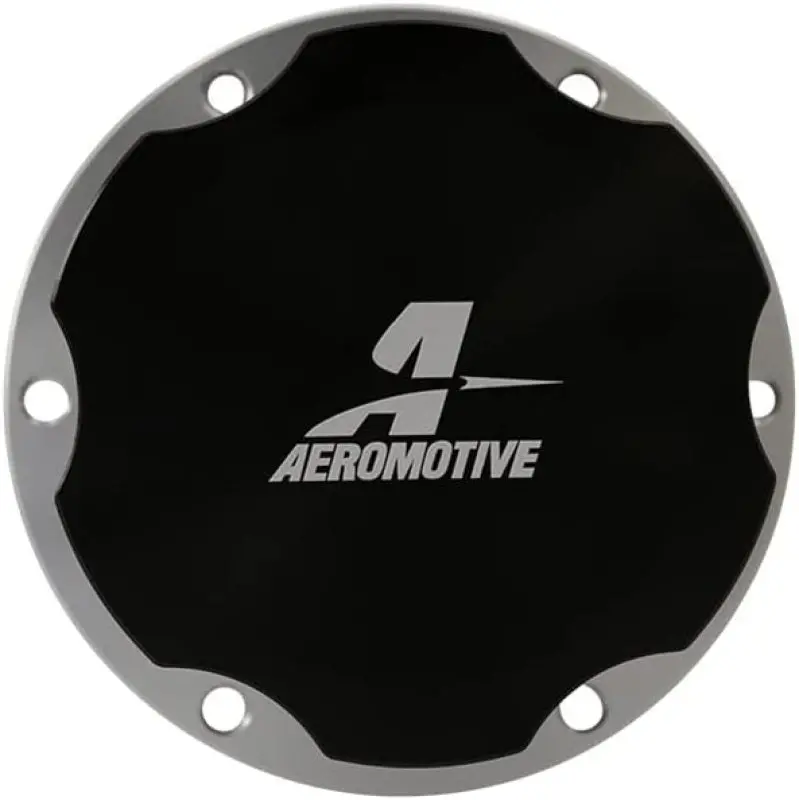 Aeromotive Fillcap - Screw-On - 3In - Flanged - 6-Bolt - Black 1