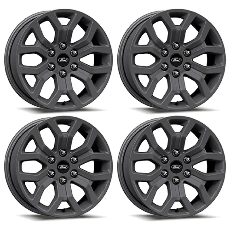 Ford Racing 2024 F-150 18X7.5In Wheel Kit - Matte Gray 1