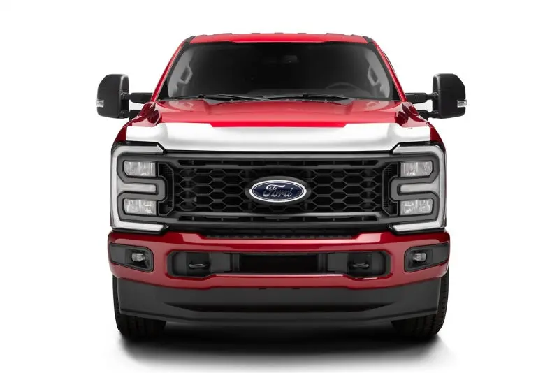 Avs 23-24 Ford F-250 Super Duty/F-350 Super Duty/F-450 Super Duty Aeroskin Hood Protector - Chrome 2