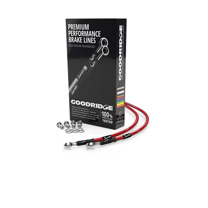 Goodridge 00-18 Yamaha Fjr1300 Red Clutch Lines 1