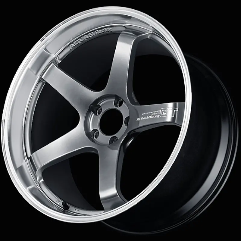 Advan Gt Beyond 19X9.5 +45 5X120 Machining & Hyper Platinum Black 1
