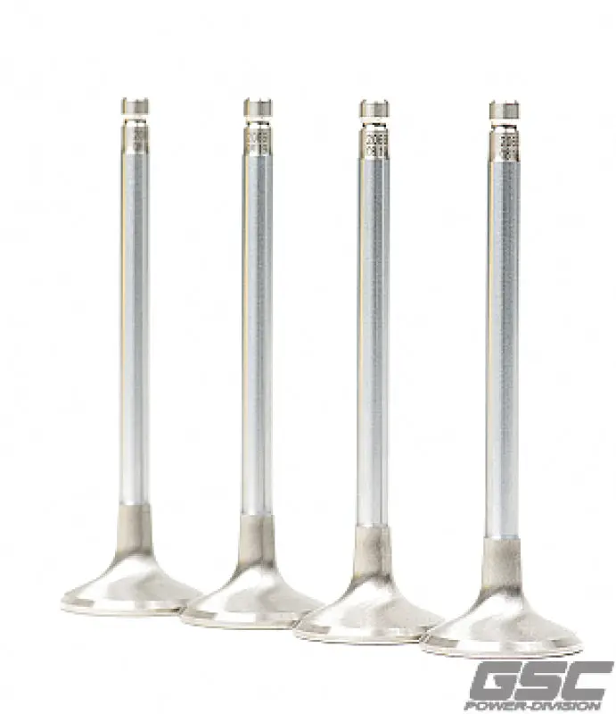 Gsc P-D Toyota 2Jz 30.0Mm Head (+1Mm) 6.6Mm Stem Chrome Alloy Polished Exhaust Valve - Single 1