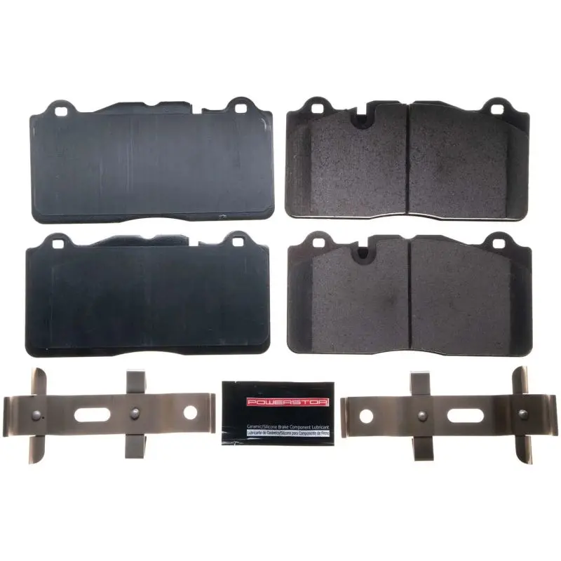 Power Stop 14-15 Chevrolet Camaro Front Z17 Evo Ceramic Brake Pad W/Hardware 1