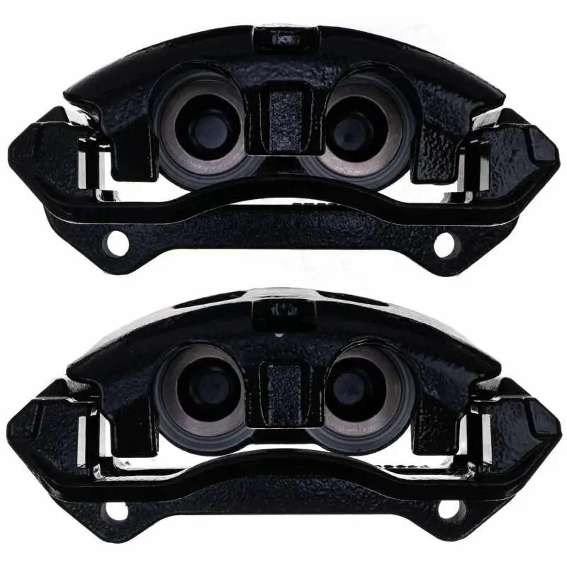 Power Stop 10-21 Ford Expedition Front Black Caliper - Pair W/Bracket 1