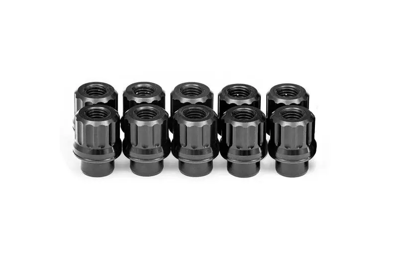 Bmr 97-19 Chevrolet Corvette C5/C6/C7 Lug Nut Kit 12Mm X 1.50 Rh Shank 12-Pt Alum Set Of 10 1
