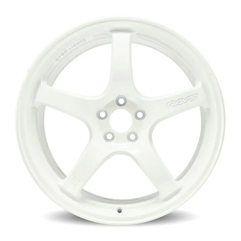 Gram Lights 57Cr 19X9.5 +25 5X114.3 Ceramic White Wheel 1