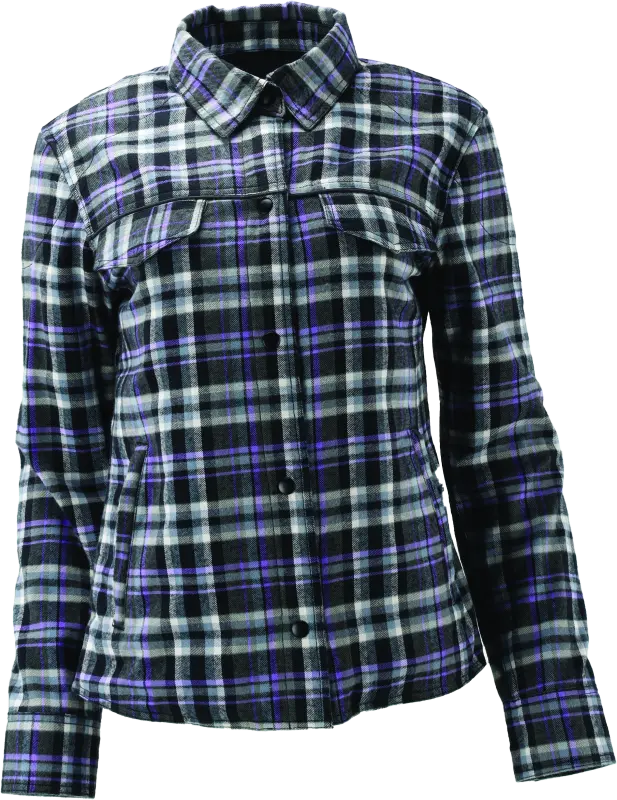 Kuryakyn Leather By River Road Cameo Flannel Moto Shirt Womens - Large 1