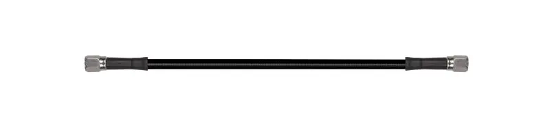Goodridge 71In Universal Brake Line Assembly Black Hose W/Stainless Steel Fittings 1
