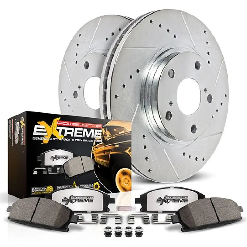 Power Stop 20-22 Ford Explorer Rear Z36 Truck & Tow Brake Kit 1