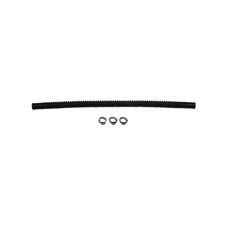 Deatschwerks Convoluted Tubing 300Mm Length X 8Mm Id Side 1 X 8Mm Id Side 2 - Black 1