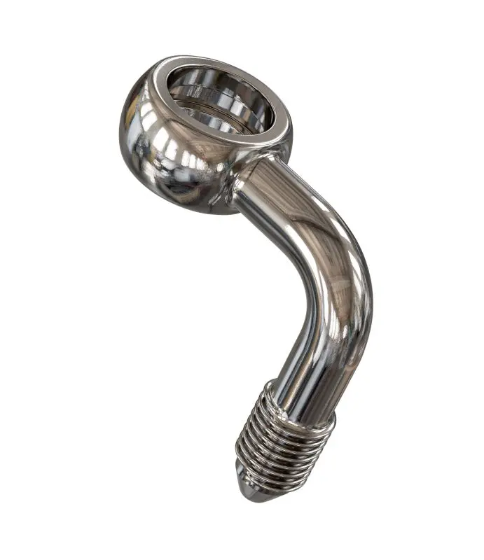 Goodridge 90 Deg Banjo Adaptor For 7/16 Bolt 1