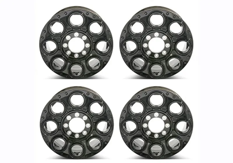 Ford Racing 23-24 Super Duty 20X8in Caliber Wheel Kit - Gloss Black 1