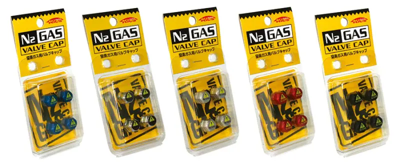 Project Kics N2 Gas Valve Cap - Blue 1