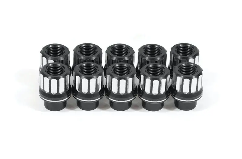 Bmr 05-14 Ford Mustang Lug Nut Kit 5/8-18 Rh Flange 12-Pt Aluminum Set Of 10 1