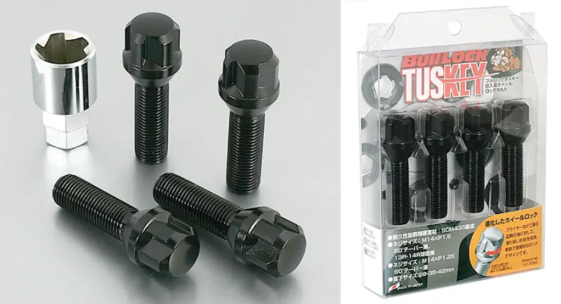 Project Kics Bull Lock Tuskey Bolt 14X1.50 60Deg/35Mm Black 1