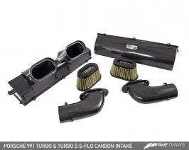 Awe Tuning S-Flow Carbon Fiber Air Intake Porsche 991 Turbo | Turbo S 14-19 1