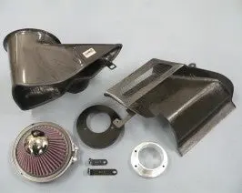 Gruppem Carbon Fiber Ram Air Intake System Audi S4 3.0 Tfsi 09-16 1