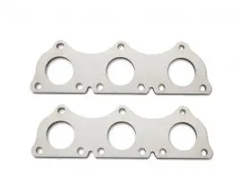 Vibrant Performance 3/8" Thick Pair 304 Stainless Steel Exhaust Manifold Flanges Audi A6 2.7T 97-04 1