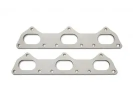 Vibrant Performance 3/8" Thick Pair 304 Stainless Steel Exhaust Manifold Flanges Porsche 996 Gt3 02-05 1