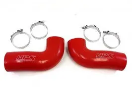 Hps Silicone Post Maf Dual Air Intake Tubes Kit Red Bmw M5 E39 5.0L V8 99-03 1