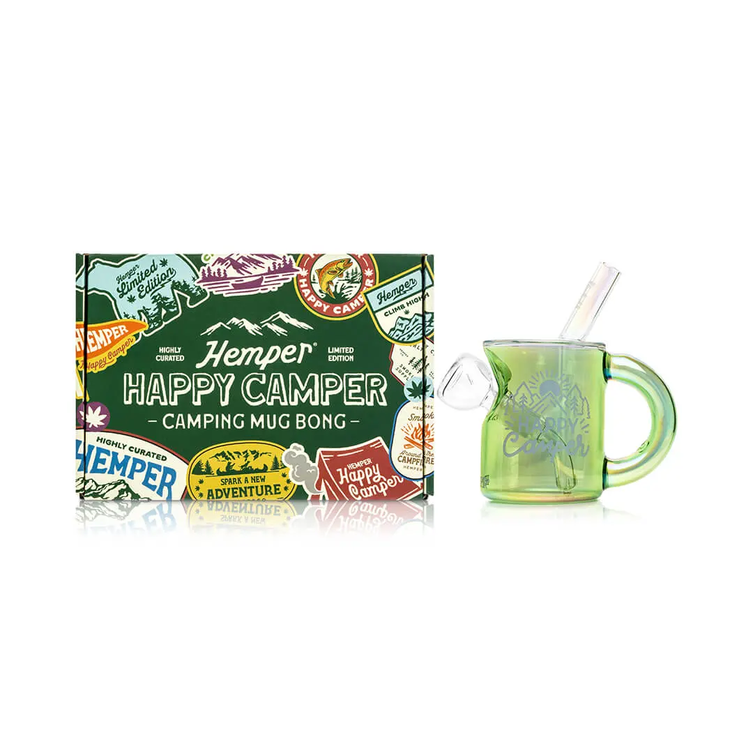 Happy Camper Campfire Mug Bong 1