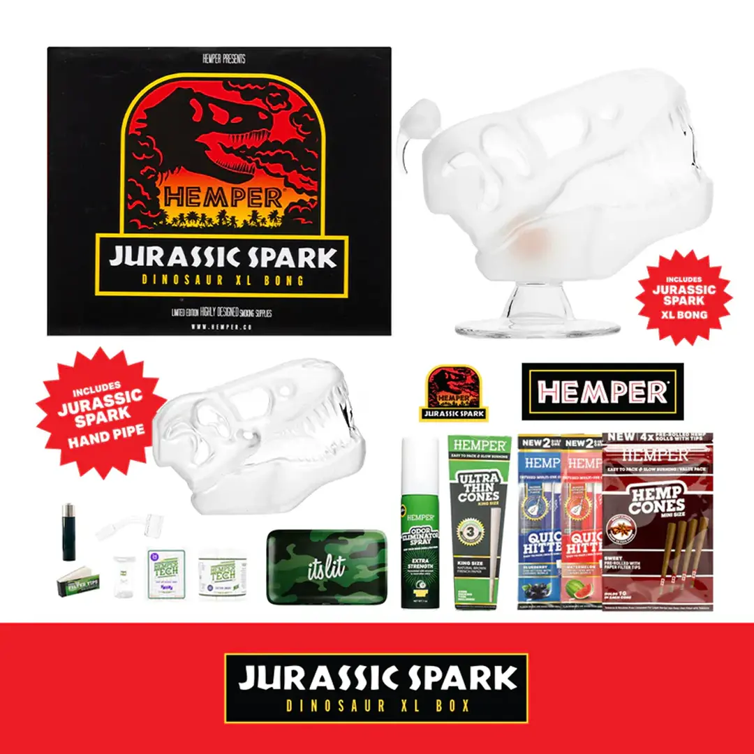 Jurassic Spark Dinosaur Xl Bong Box 1
