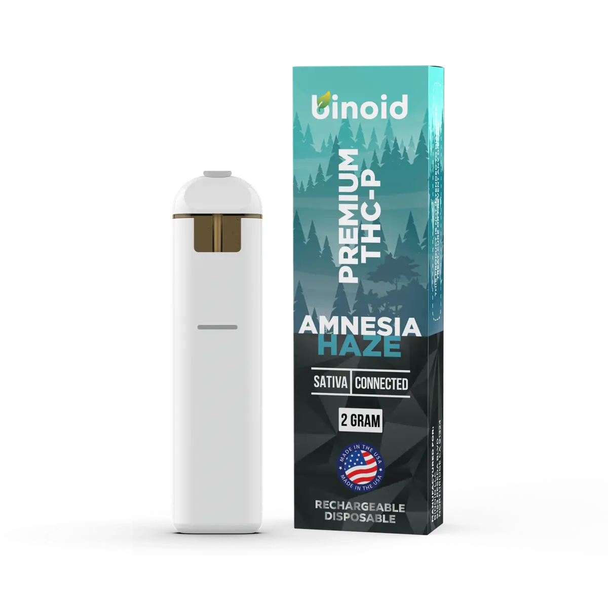 Binoid Thcp Rechargeable 2G Disposable Vape - Amnesia Haze 1