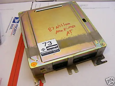 87 Nissan Maxima Engine Computer Ecu A18-663 E81 73 1