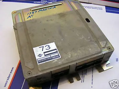 87 Nissan Maxima Engine Computer Ecu A18-663 E21 73 1
