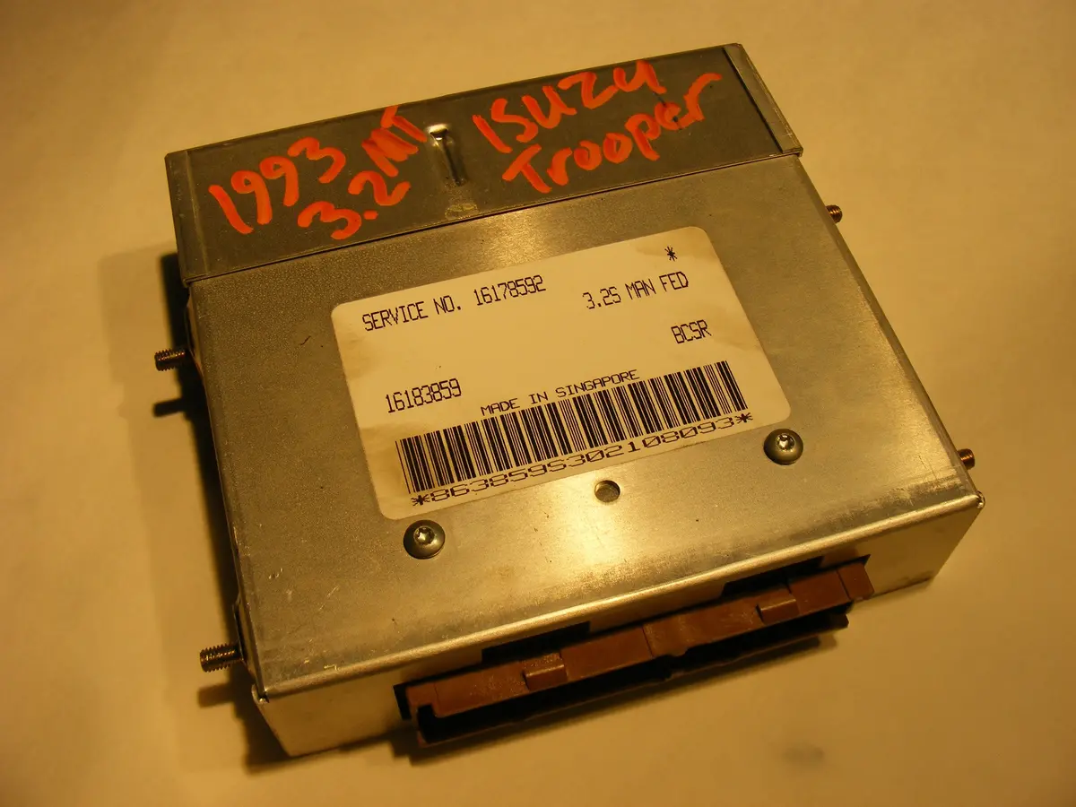 1993 3.2 Mt Isuzu Trooper Ecu Ecm Engine Computer 16178592 16183859 1