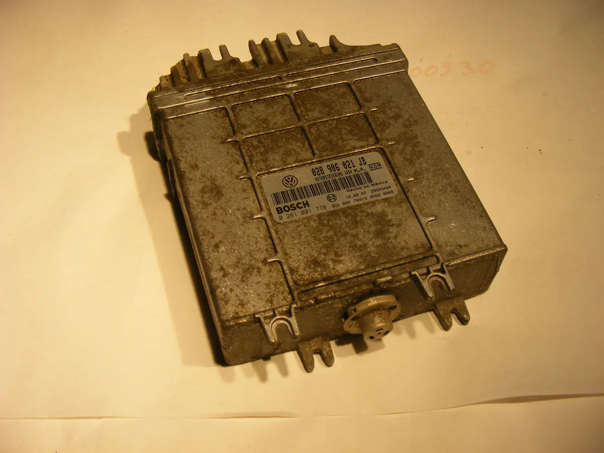 Vw Jetta Tdi Turbo Diesel Engine Computer Ecu Ecm 1.9L Ahu 91998 Mk3 028906021Jb Bosch 0281001778 1